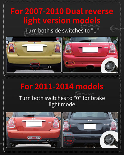 Archaic Full LED Tail Lights for MINI Cooper R56 Hatchback (2007–2014)