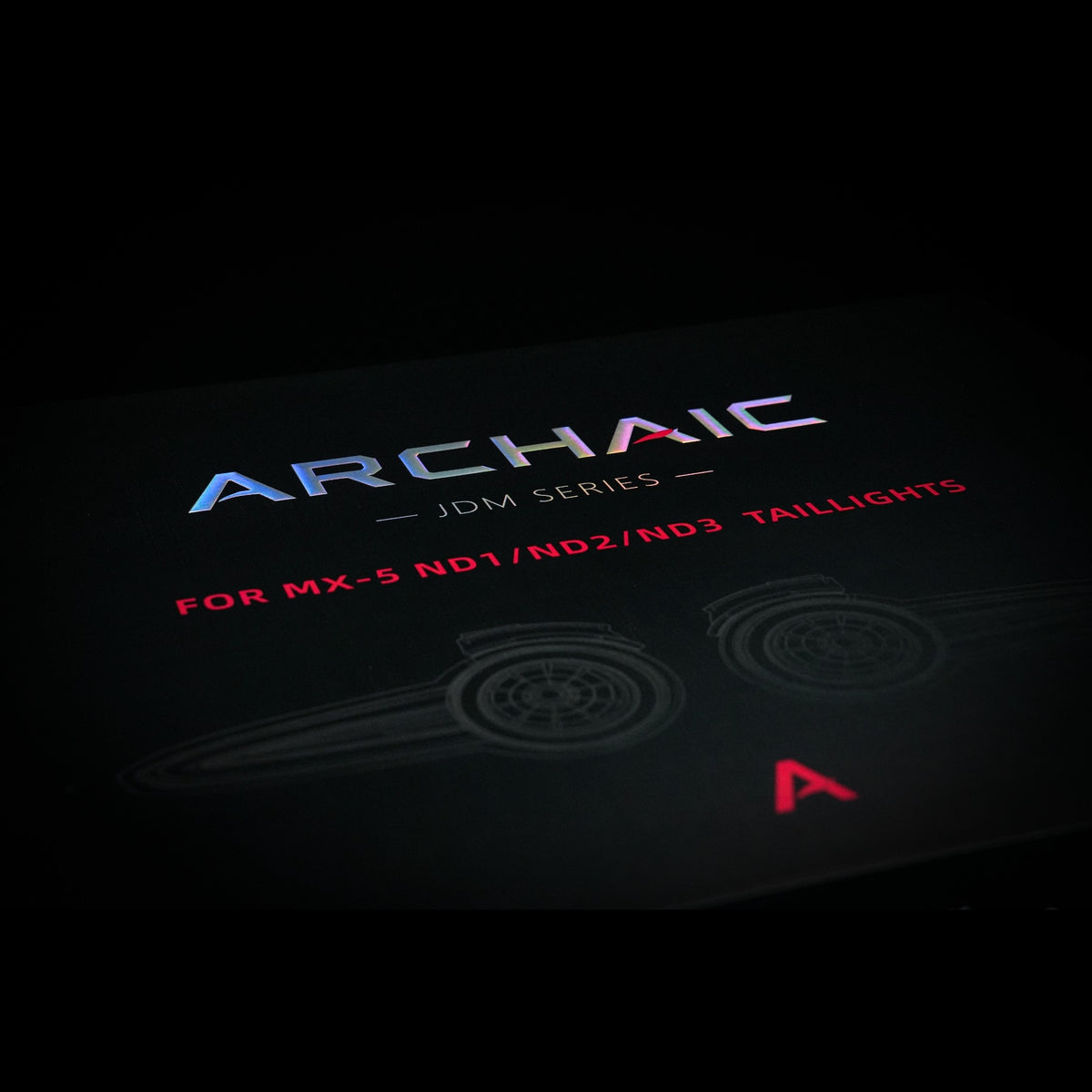 "Rotor Signature" Tail Lights for Miata MX-5 ND 2016-2026 | Archaic Reimagined Collection
