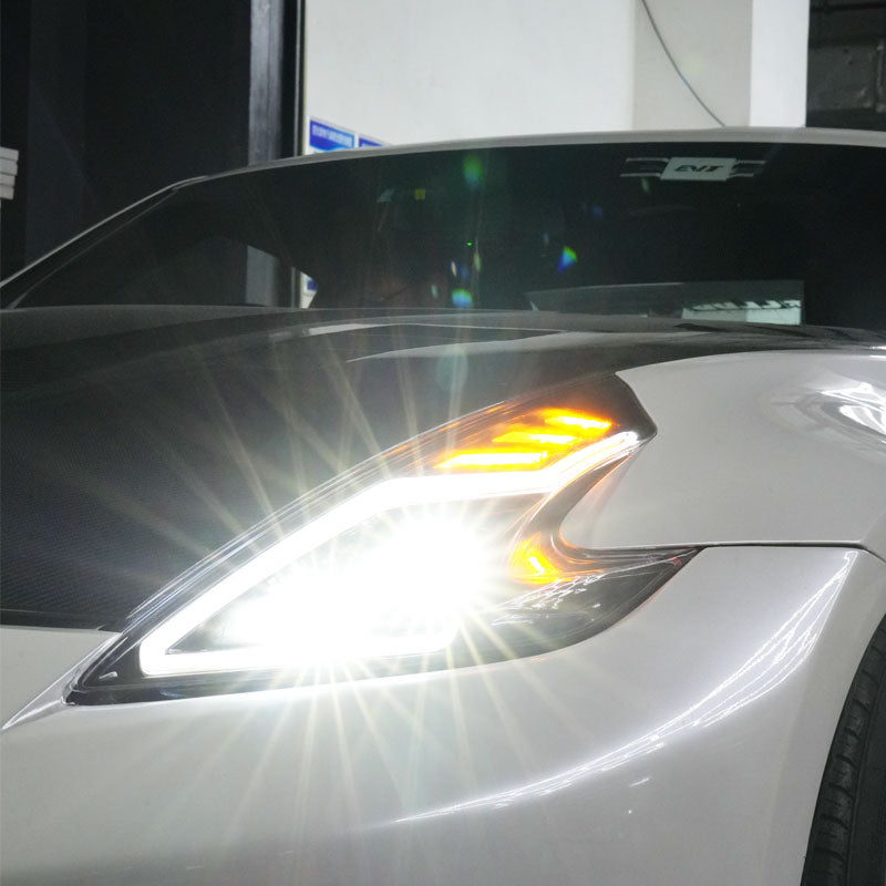 Nissan 370Z Z34 LED Headlights | RGB & Sequential – Archaiclighting