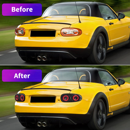 Mazda MX-5 NC with Archaic LED tail lights after installation