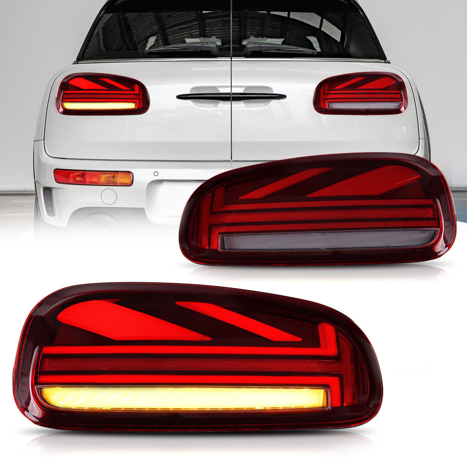 LED Tail Lights for Mini Cooper Clubman F54 2015-2019,Plug & Play,Pair ...