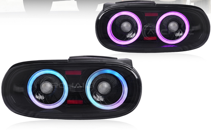 Archaic Smoked Style LED Tail Lights for Mazda Miata NA | Plug & Play Upgrade