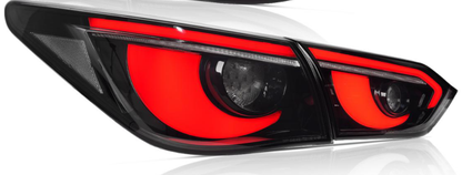 For INFINITI Q50 LED Tail Lights 2014-2017 | Skyline V37 Compatible | Sequential Turn Signal + Startup Animation + RGB Option | OEM Fitment Replacement