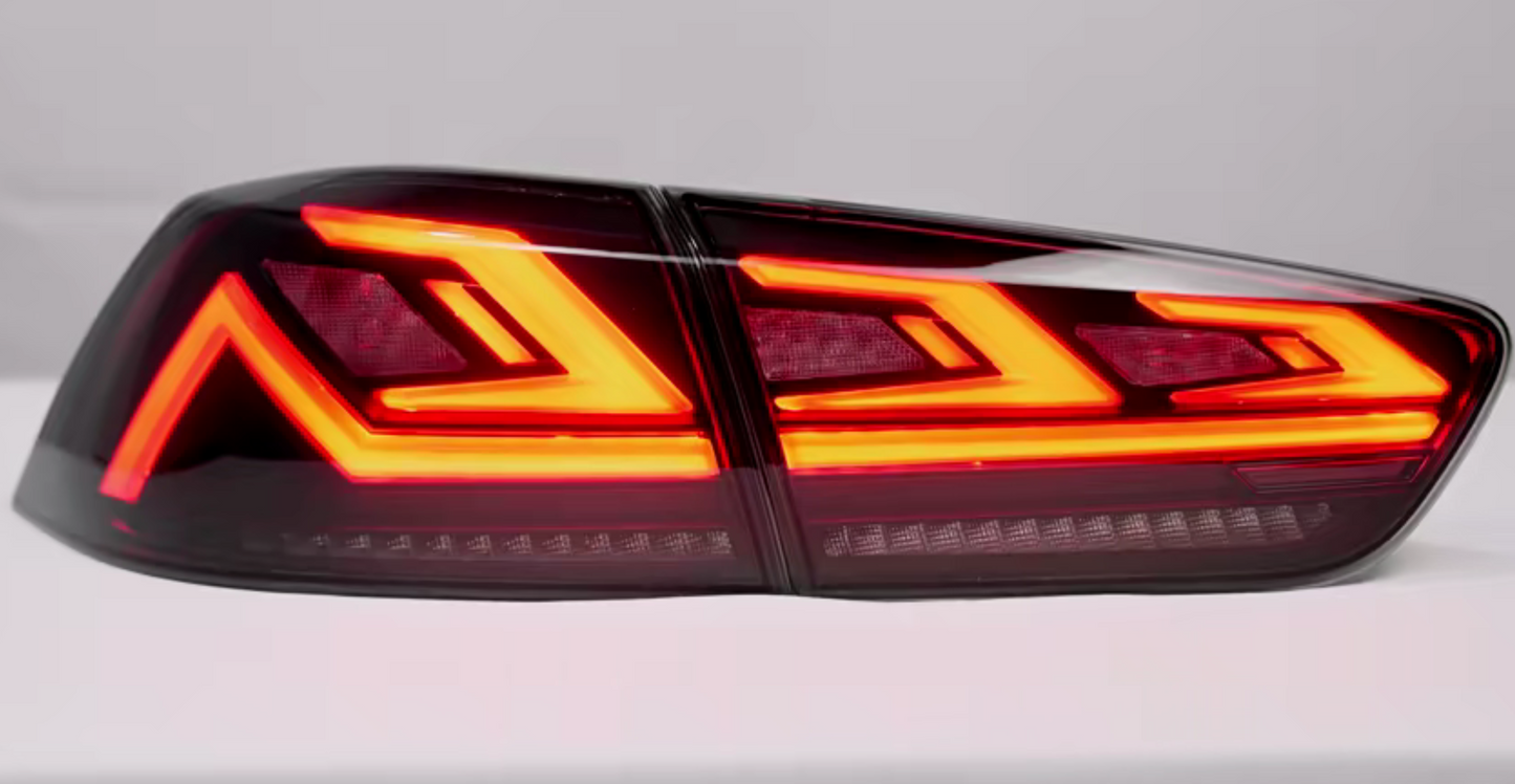 Feux arrière à LED complets pour Mitsubishi Lancer EVO X 2008-2020, style JDM