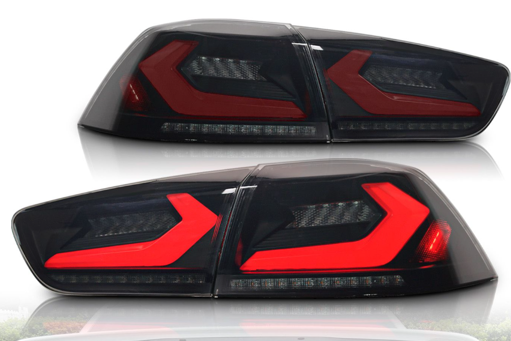 Feux arrière à LED complets pour Mitsubishi Lancer EVO X 2008-2020, style JDM