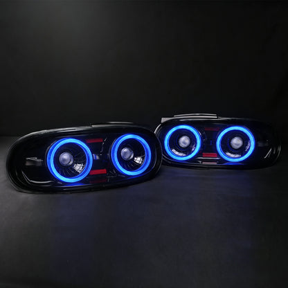 Faros traseros LED RGB Arcaicos para Mazda Miata NA (1989–1997) | Certificación E-Mark | Control por aplicación | Actualización Plug & Play