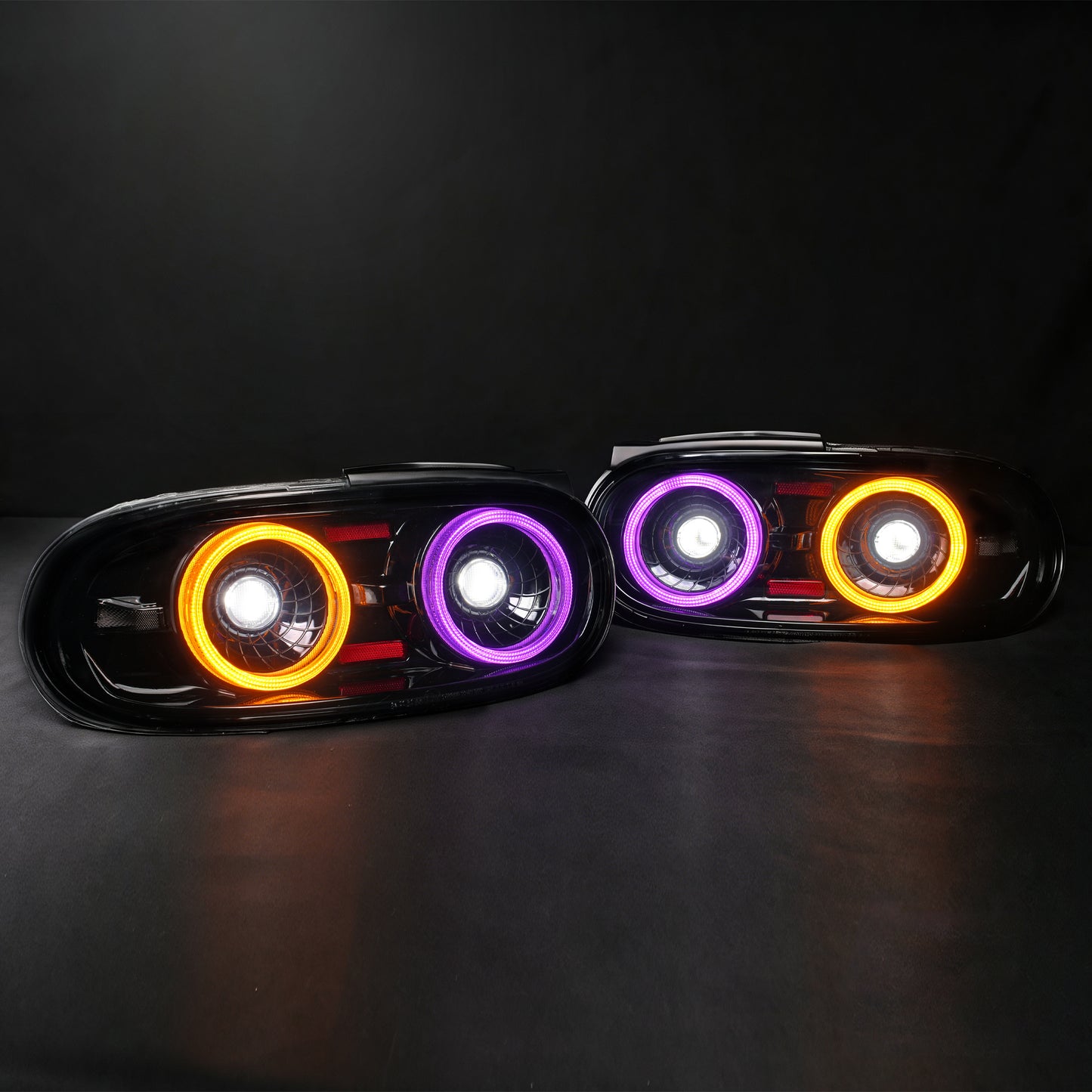 Faros traseros LED RGB Arcaicos para Mazda Miata NA (1989–1997) | Certificación E-Mark | Control por aplicación | Actualización Plug & Play
