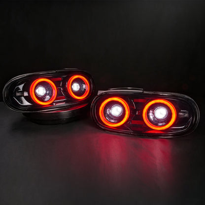 Archaic Smoked Style LED Tail Lights for Mazda Miata NA | Plug & Play Upgrade