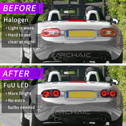 Upgraded LED Tail Lights with reflector for Mazda MX-5 NC 2005–2015 | Full LED System