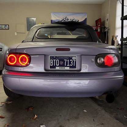 Archaic Smoked Style LED Tail Lights for Mazda Miata NA | Plug & Play Upgrade