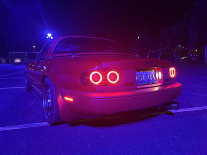 Archaic Smoked Style LED Tail Lights for Mazda Miata NA | Plug & Play Upgrade