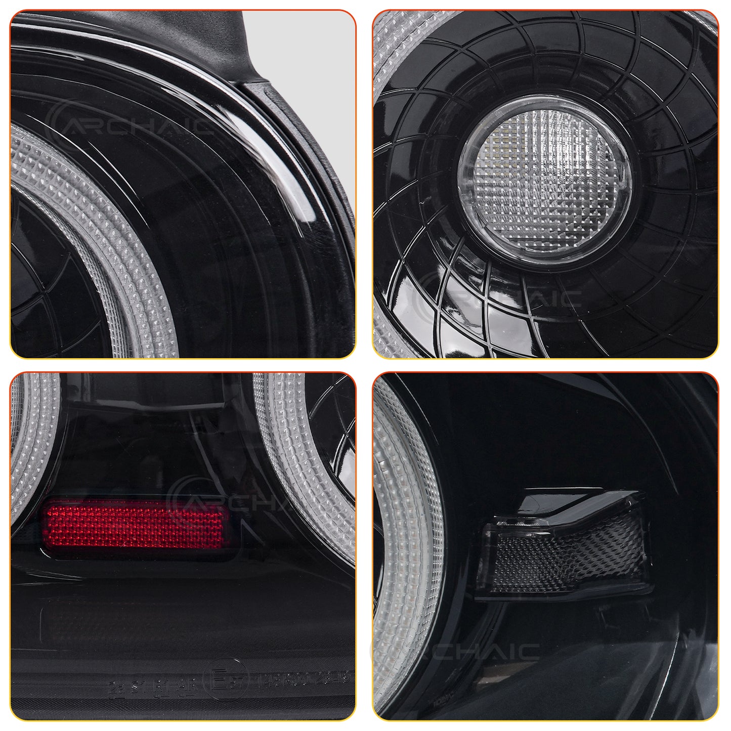 Faros traseros LED RGB Arcaicos para Mazda Miata NA (1989–1997) | Certificación E-Mark | Control por aplicación | Actualización Plug & Play