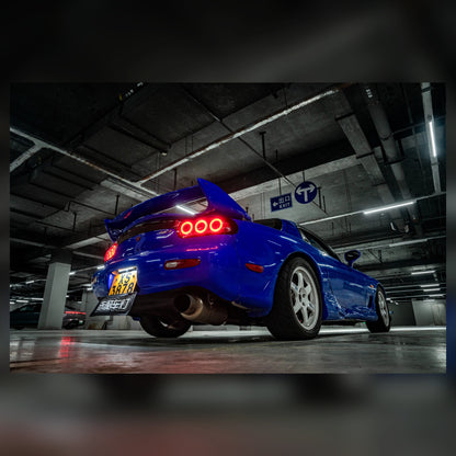 Archaic Reimagining Collection Mazda RX-7 FD3S/ JM1FD Rotor Pulse Signature Halo Tail Lights