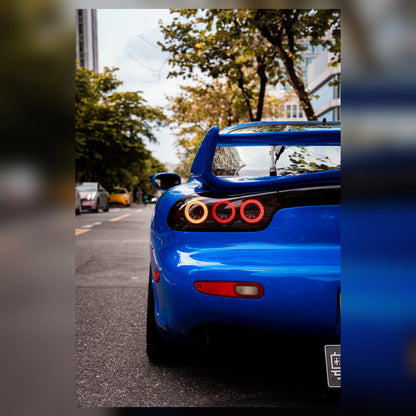 Archaic Reimagining Collection Mazda RX-7 FD3S/ JM1FD Rotor Pulse Signature Halo Tail Lights
