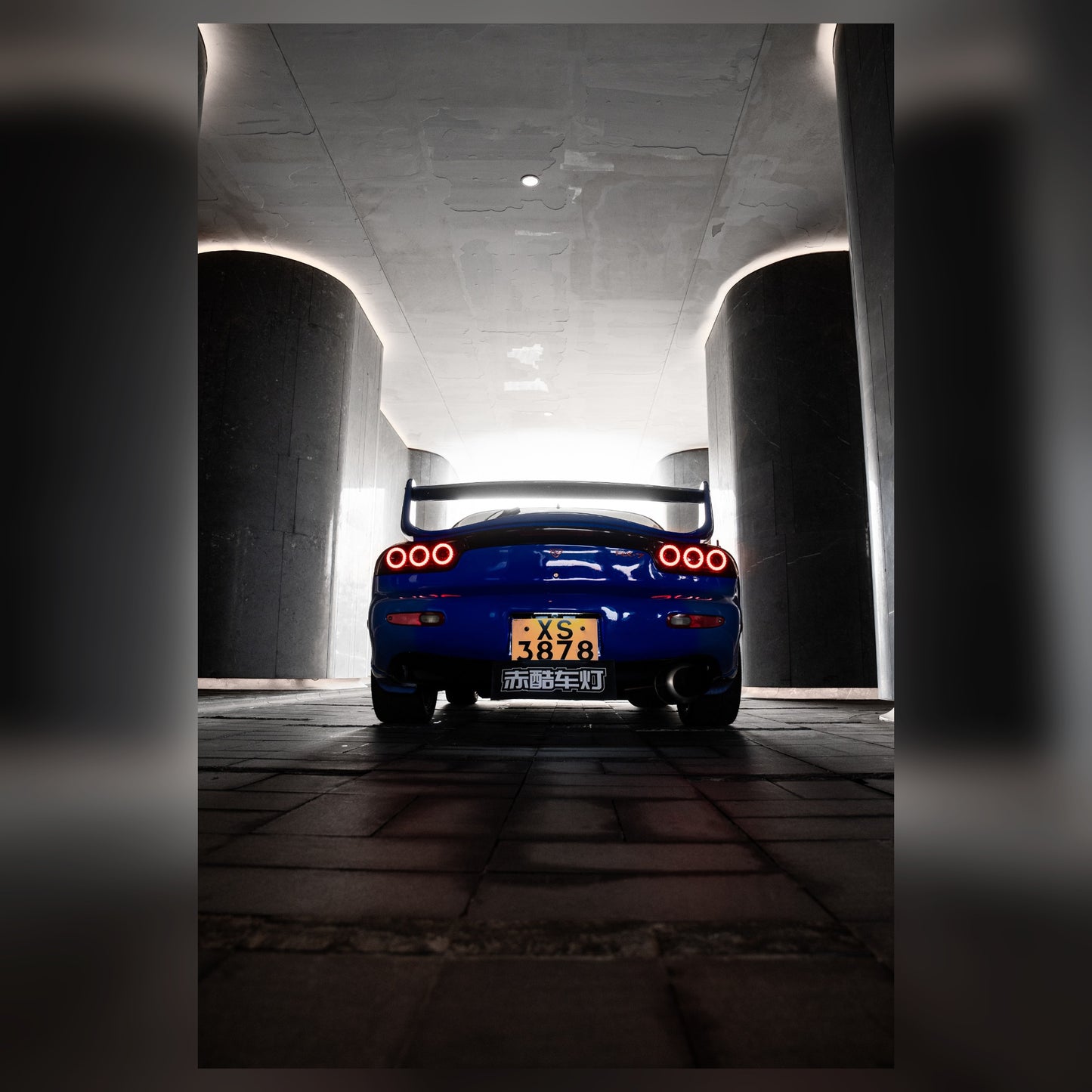 Archaic Reimagining Collection Mazda RX-7 FD3S/ JM1FD Rotor Pulse Signature Halo Tail Lights