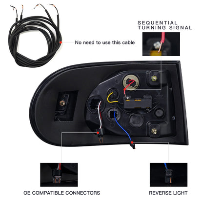 Full LED Tail Light Assembly For Toyota FJ Cruiser 2007-2021