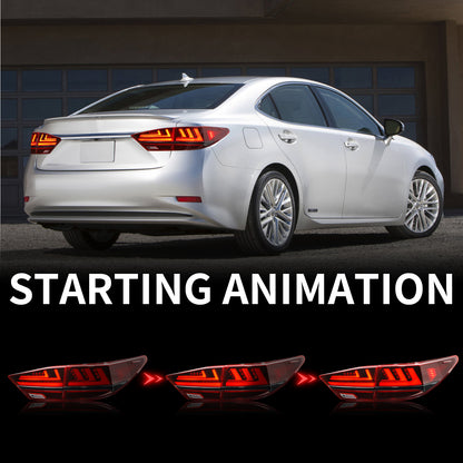 Full LED Tail Lights Assembly For Lexus ES300 2013-2017