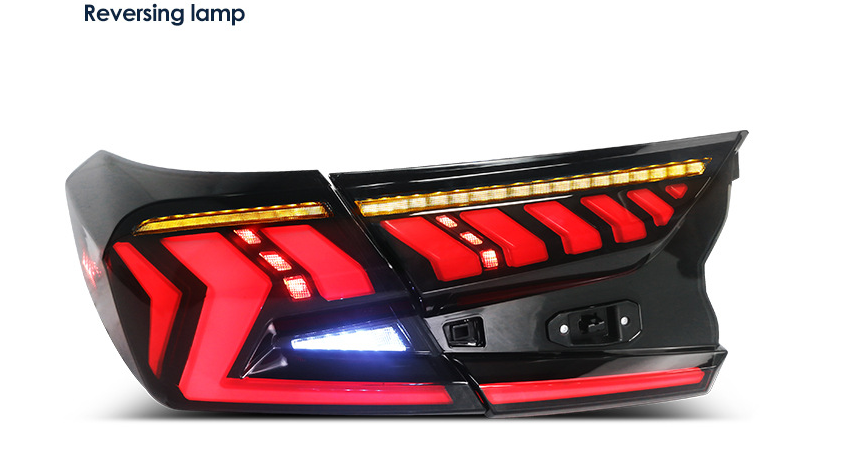 Full LED Tail Lights Assembly For 10th Gen Honda Accord 2018-2022