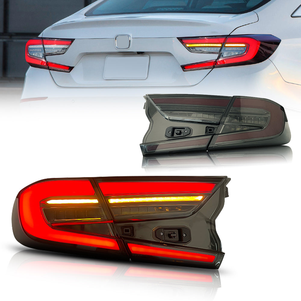 Full LED Tail Lights Assembly For 10th Gen Honda Accord 2018-2022