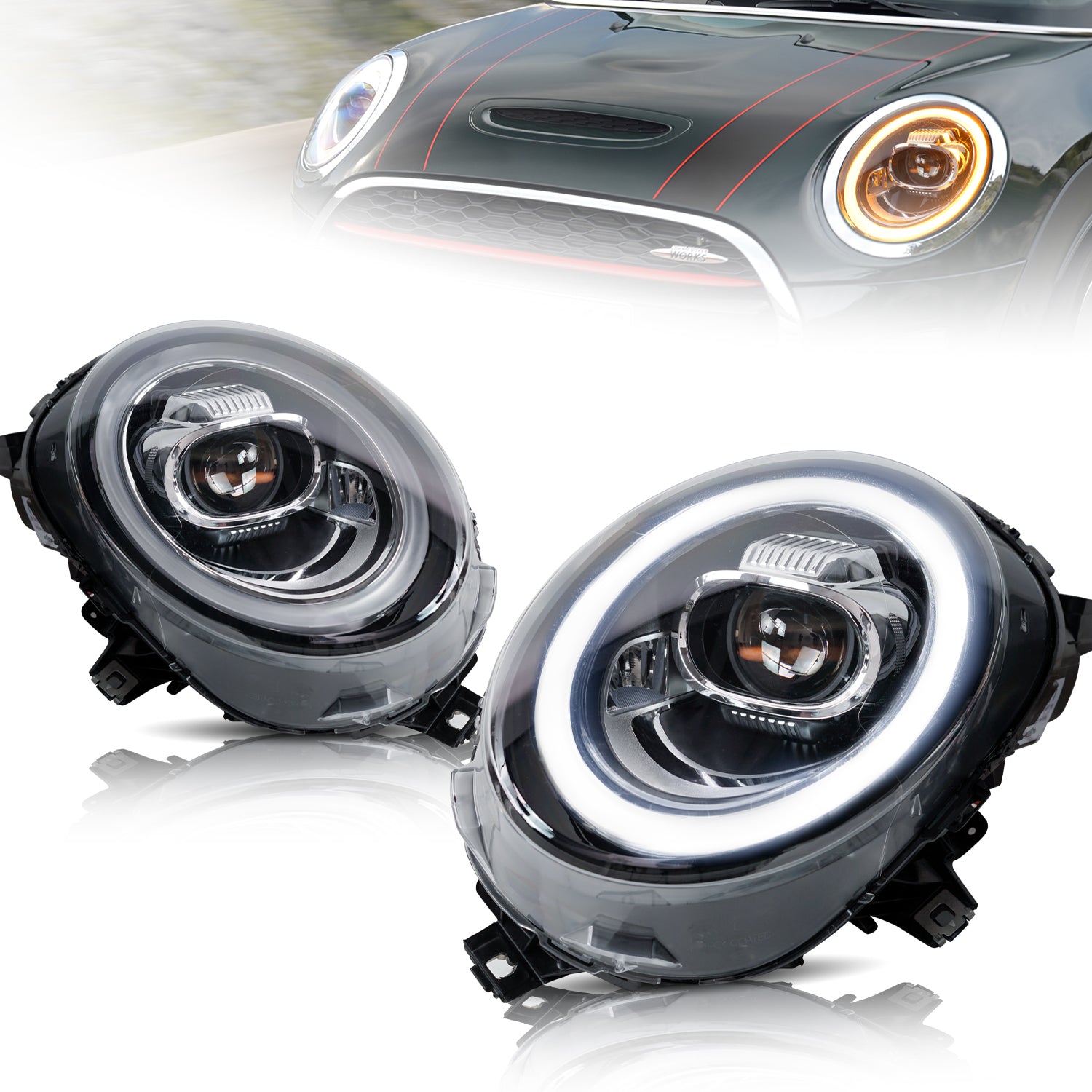 Archaic LED Car Lights | Headlights Assembly For Mini F55-59 2014-2021