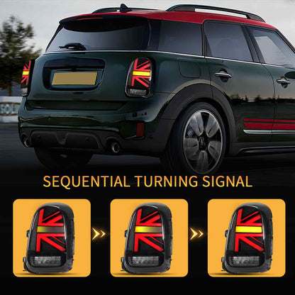 Full LED Tail Lights Assembly For Mini F60 2017-2021