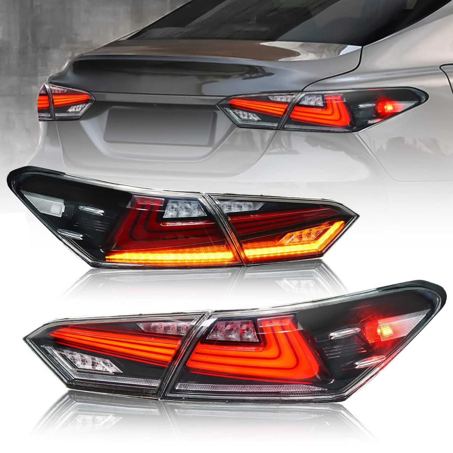 Full LED Tail Lights Assembly For Toyota Camry 2018-2022