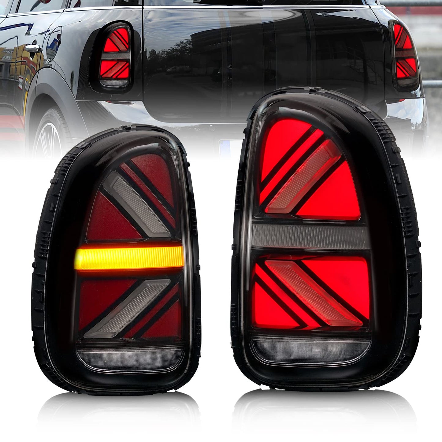 Full LED Tail Lights Assembly For Mini R60 2010-2016