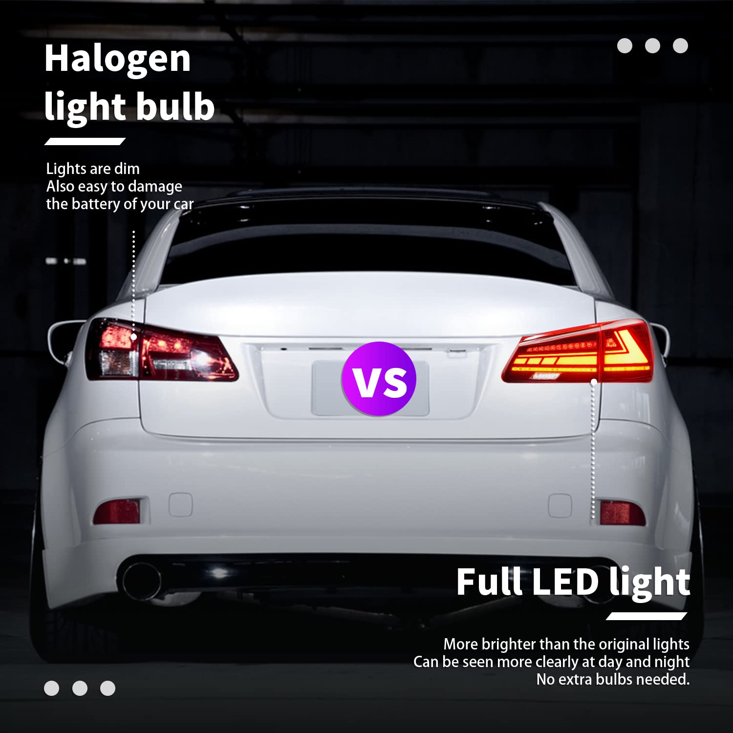 Taillights LED For Lexus IS250 IS350 IS220d Sedan ISF 2006 2007 2008 -2013 Tail Light Lamp Assembly DRL Sequential Signal E-mark - Foto 4