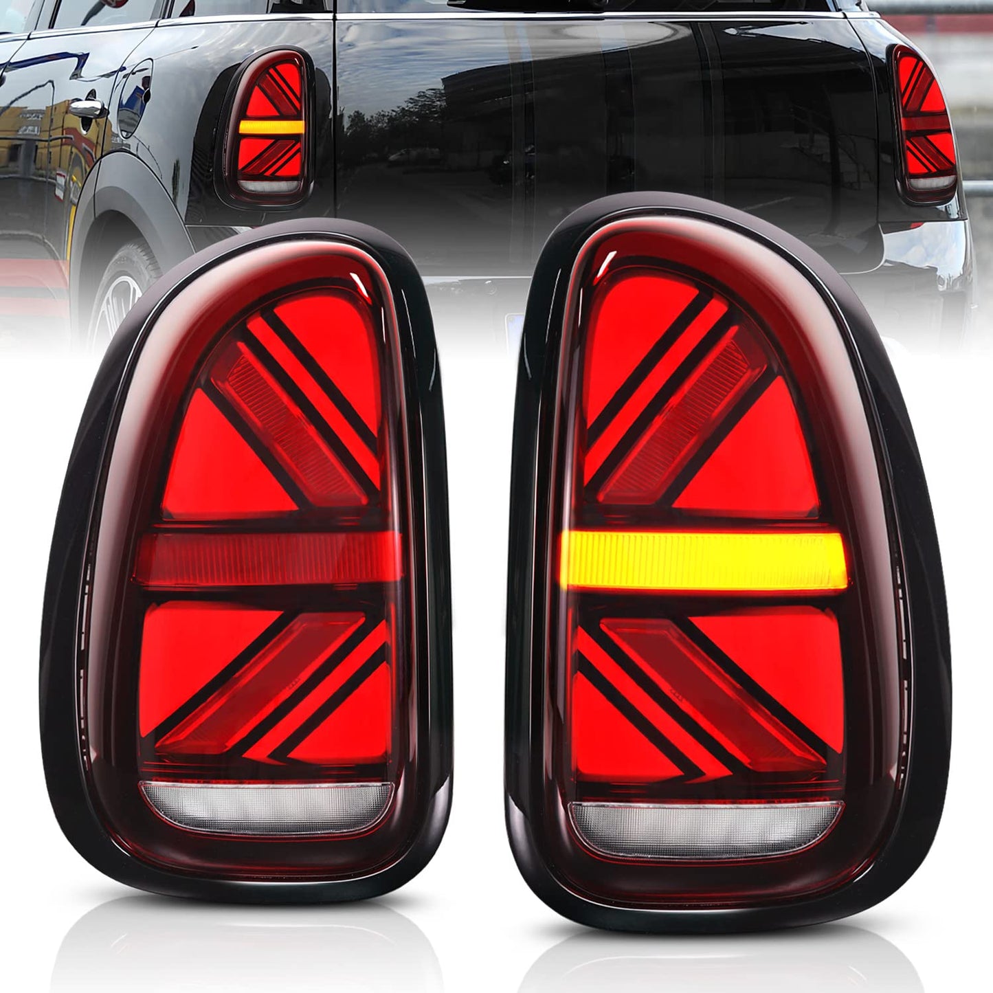 Full LED Tail Lights Assembly For Mini R60 2010-2016