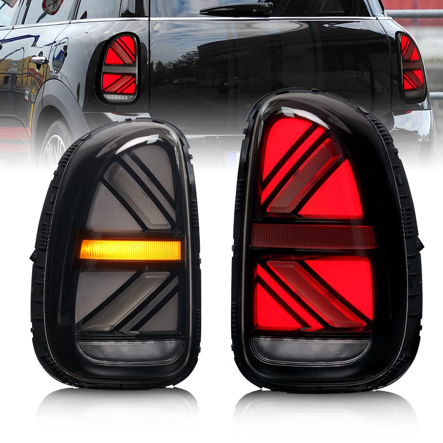 Full LED Tail Lights Assembly For Mini R60 2010-2016